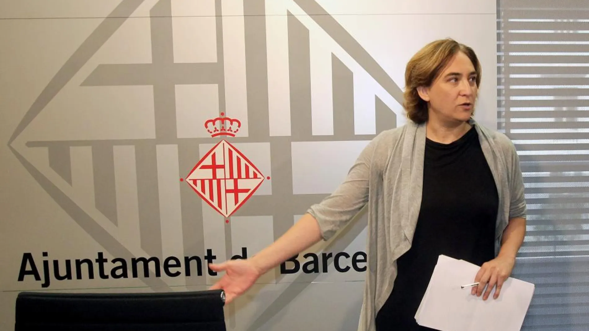 La alcaldesa de Barcelona, Ada Colau