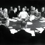 En la conferencia de Potsdam, que se celebró el 2 de agosto de 1945, se vieron las diferencias entre EE UU y la URSS