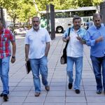 Sindicatos acuden a reunirse con el secretario de estado de Energía, Alberto Nadal