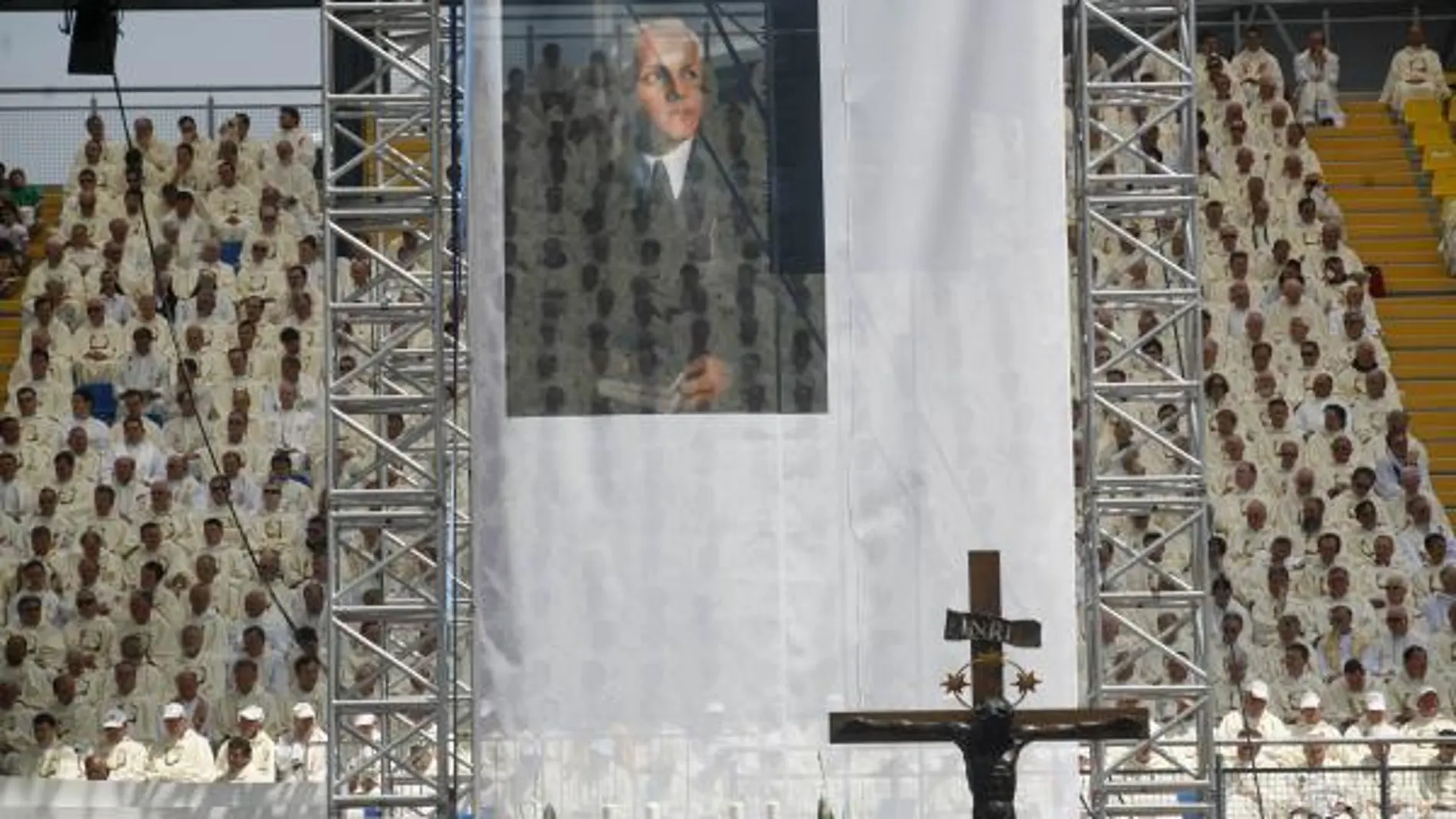 Retrato del joven Lojze, primer beato mártir esloveno