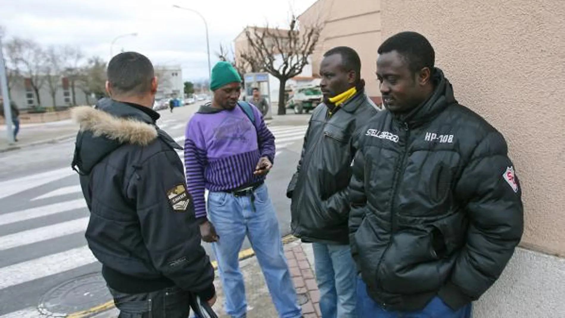 Inmigrantes en la localidad barcelonesa de Vic