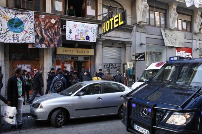 Okupas en el Hotel Madrid