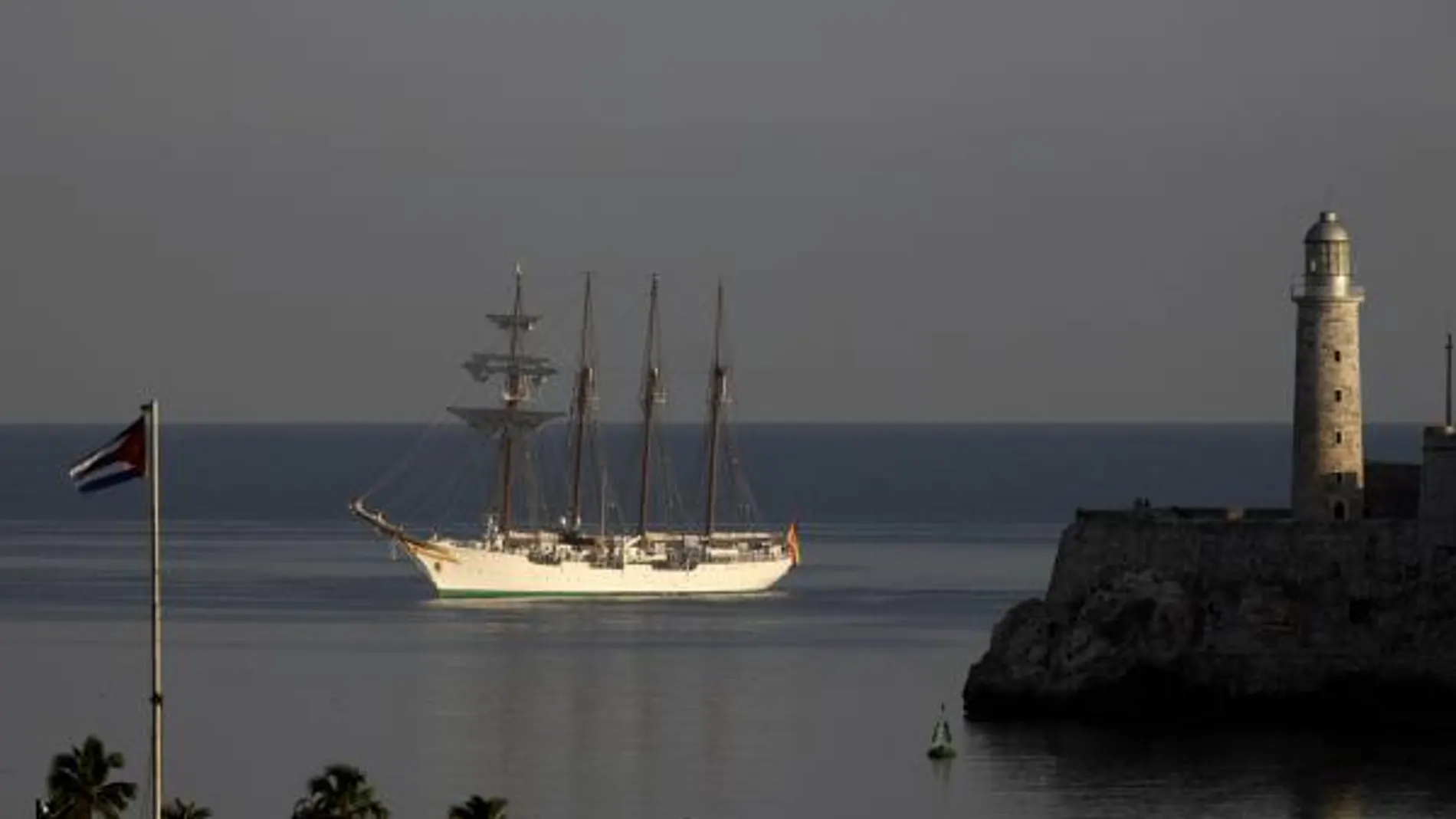 El Juan Sebastián de Elcano regresa a La Habana tras diez años
