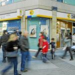 Una de las sucursales de la CAM, en la ciudad de Murcia