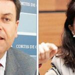 Los portavoces del PP y PSOE, Carlos Fernández Carriedo y Ana Redondo