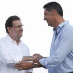 Rajoy ha participado hoy en Castelldefels (Barcelona), en un acto de apoyo al candidato del PP a las elecciones autonómicas.