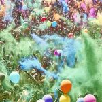 Una explosión de colores durante la carrera «Color Run by Desigual»