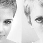 ¿Emma Watson o Mia Farrow? Para la protagonista de la saga de «Harry Potter» cortarse el pelo ha sido «una liberación», explica en su perfil de Facebook.