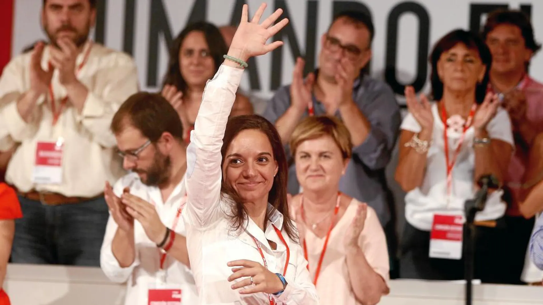 La nueva secretaria general de los socialistas madrileños presentó la nueva Ejecutiva con la que dirigirá el partido, que ayer cambió de nombre al pasar de PSM a PSOE-M