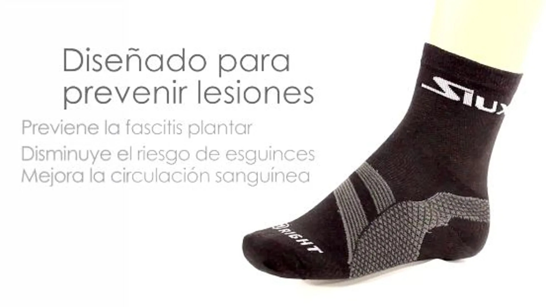 Siux lanza calcetines para la prevención de la fascitis plantar
