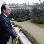 Francois Hollande en el Palacio del Elíseo