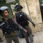 La Policía israelí en la Explanada de las Mezquitas de Jerusalén