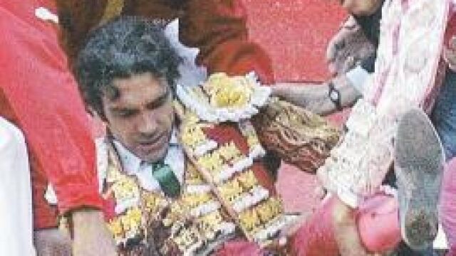 José Tomás tras ser herido