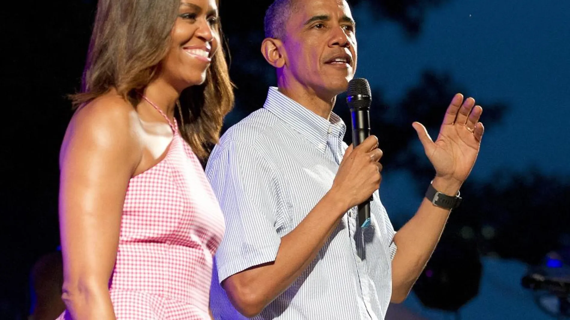 Presidente Barack Obama y Michelle Obama