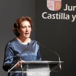 La consejera de Cultura y Turismo, María Josefa García Cirac, durante la Feria Fitur 2016