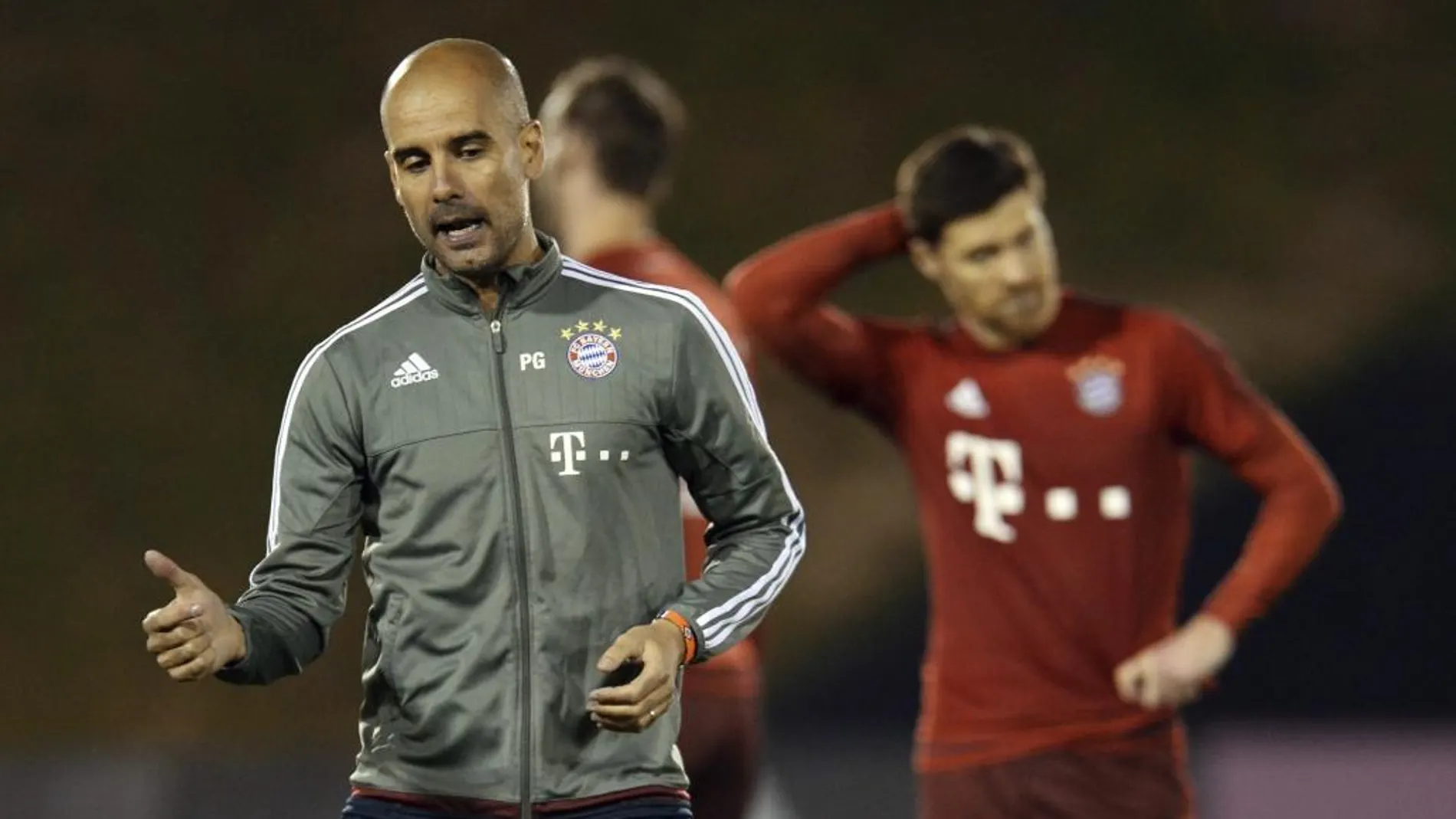 El entrenador español del Bayern Múnich, Josep Guardiola