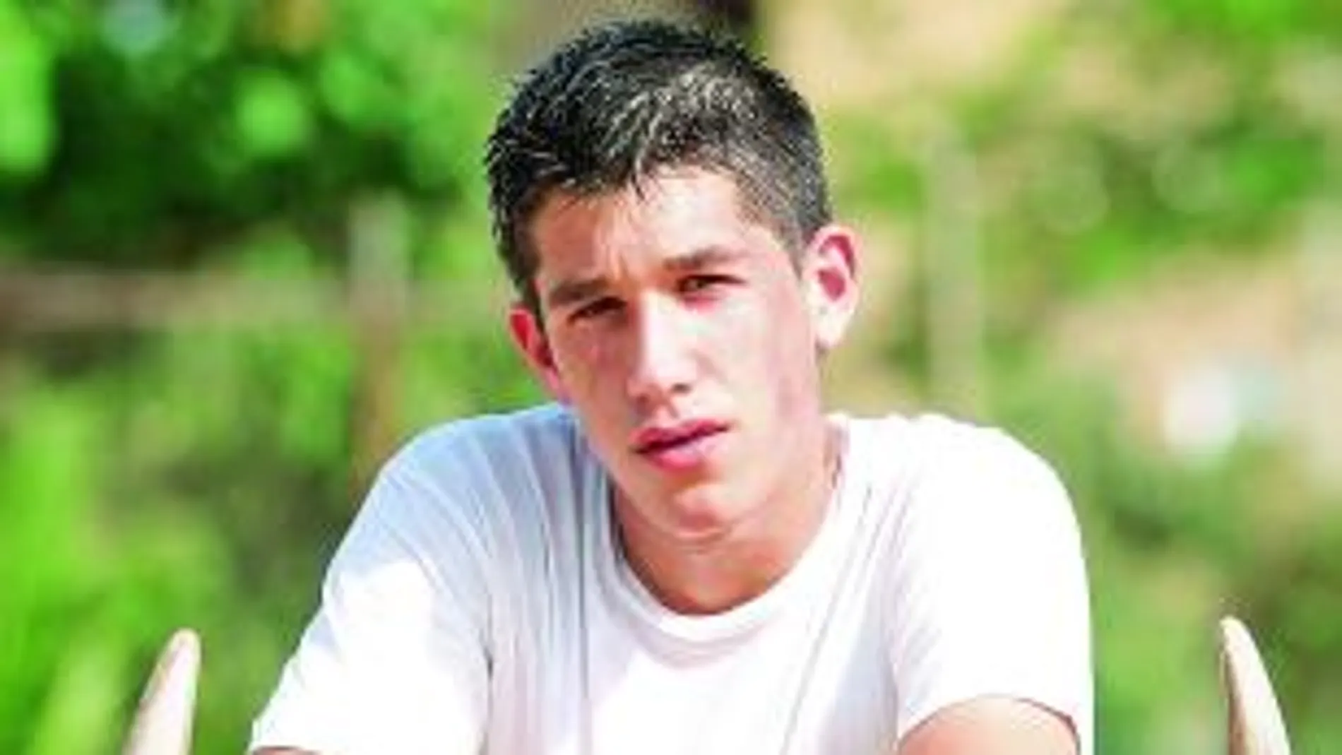 Antonio Tobaruela, de 16 años, alumno de la Escuela Taurina de Barcelona