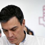 El secretario general del PSOE, Pedro Sánchez, fue aupado a la dirección del partido con los apoyos de los barones, a los que ahora desafía