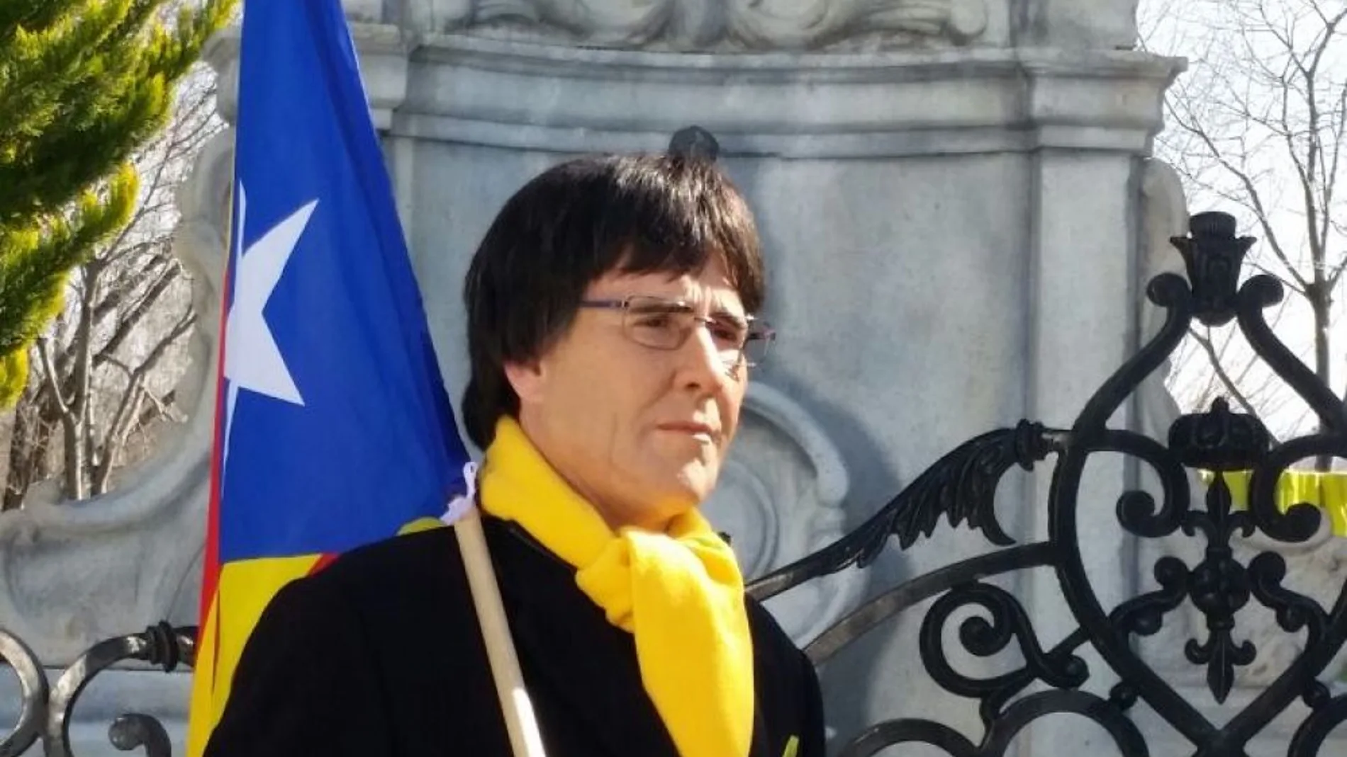 Joaquín Reyes caracterizado como Puigdemont