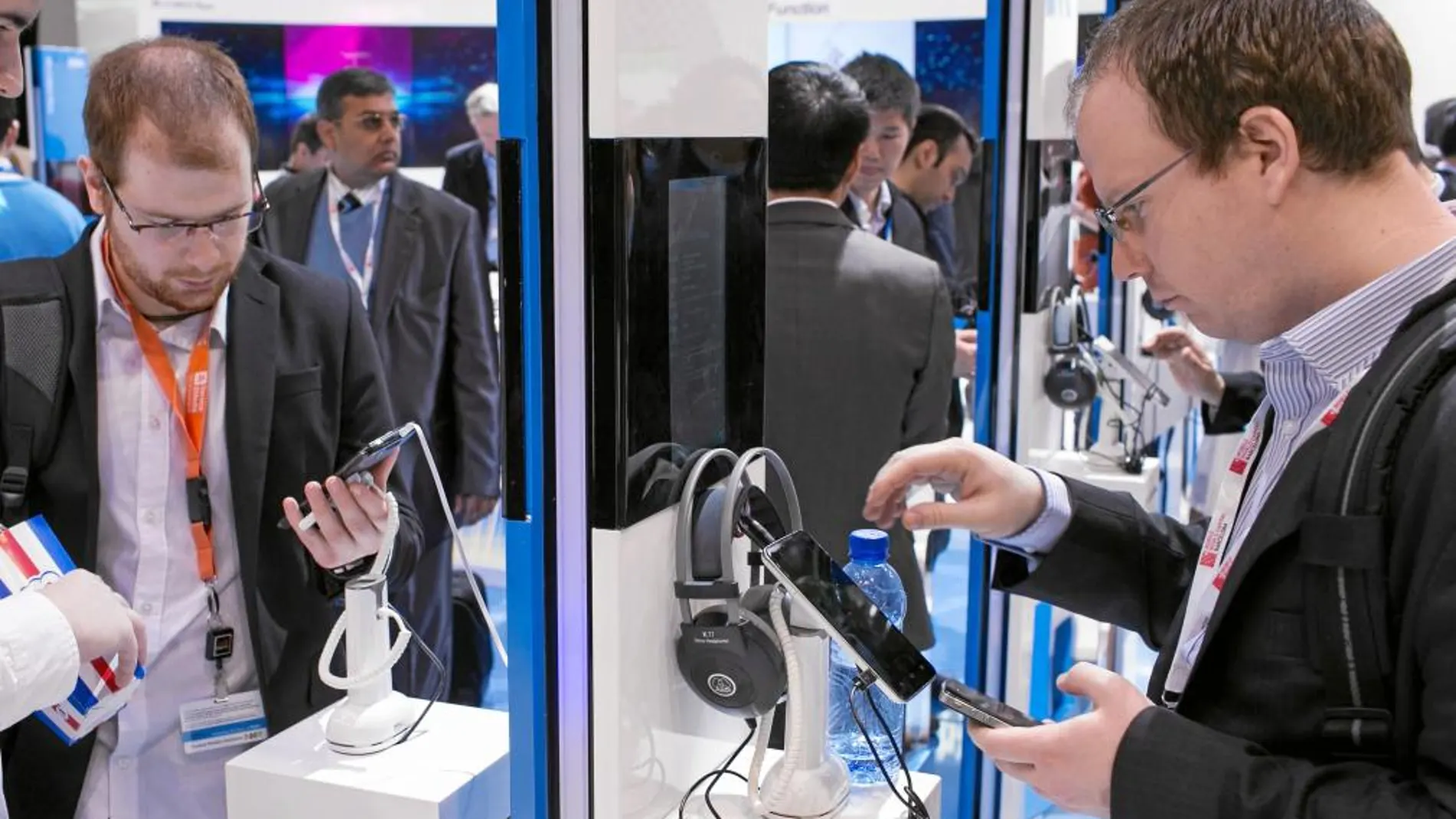 Telefónica mostró a los curiosos la nueva tecnología en el Mobile World Congress