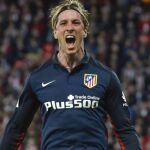 Torres grita el gol que marcó en San Mamés contra el Athletic