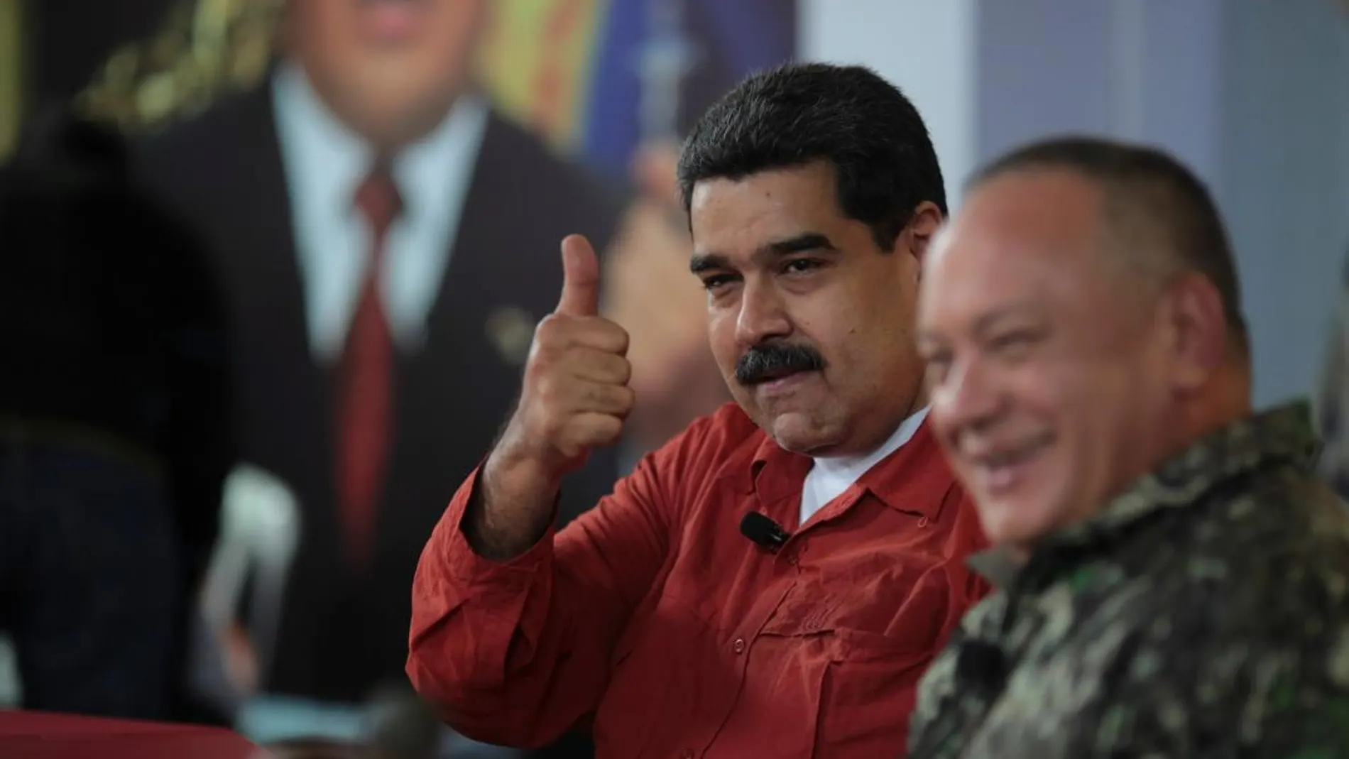 El presidente venezolano, Nicolás Maduro, ayer