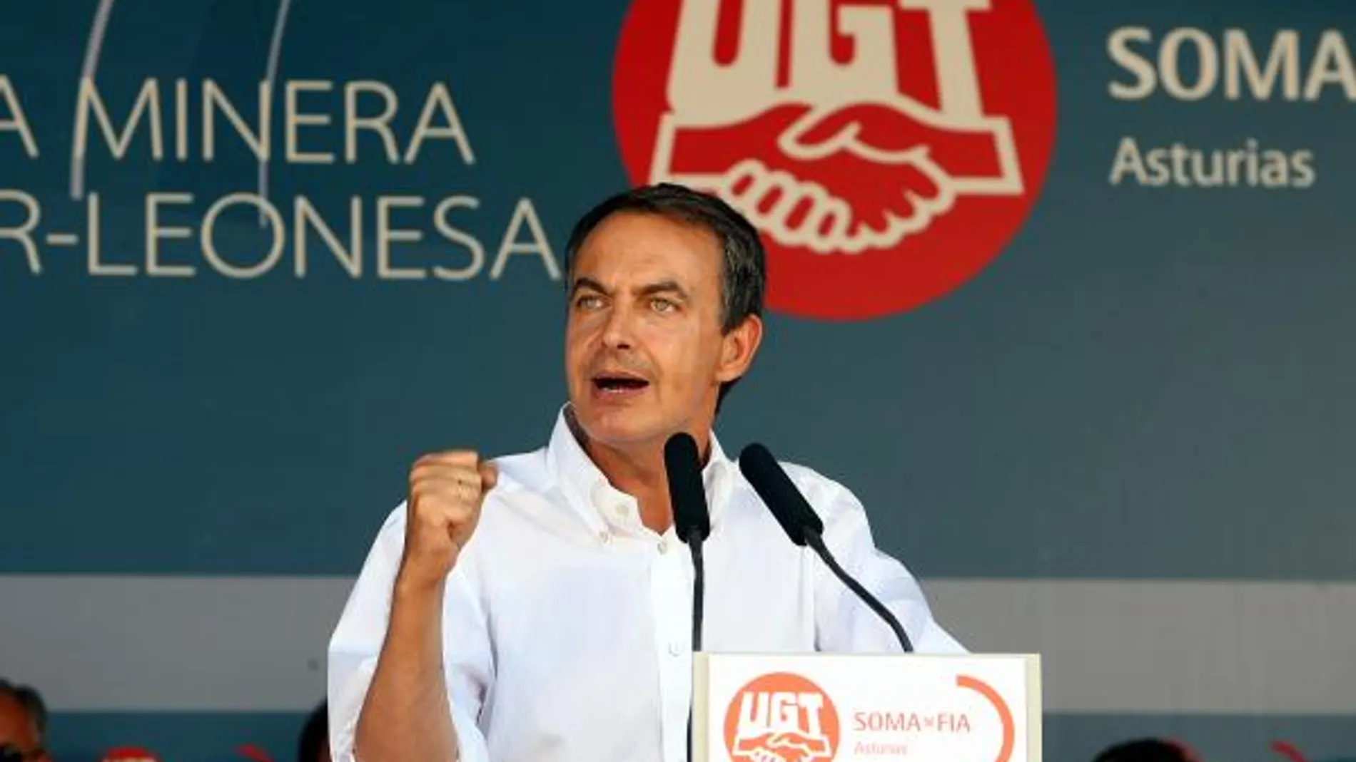 Zapatero, el año pasado en Rodiezmo