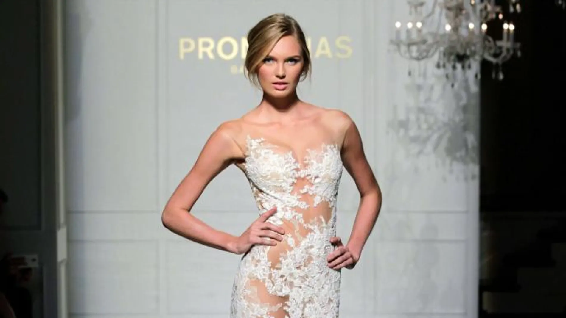 Desfile de Pronovias en el marco de la New York Bridal Week, en el histórico edificio de Park Avenue 583