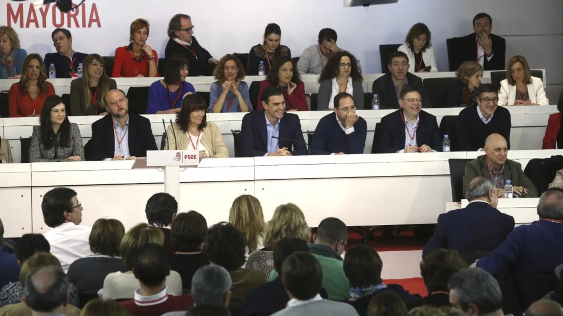Pedro Sánchez, durante la reunión del Comité Federal del PSOE.