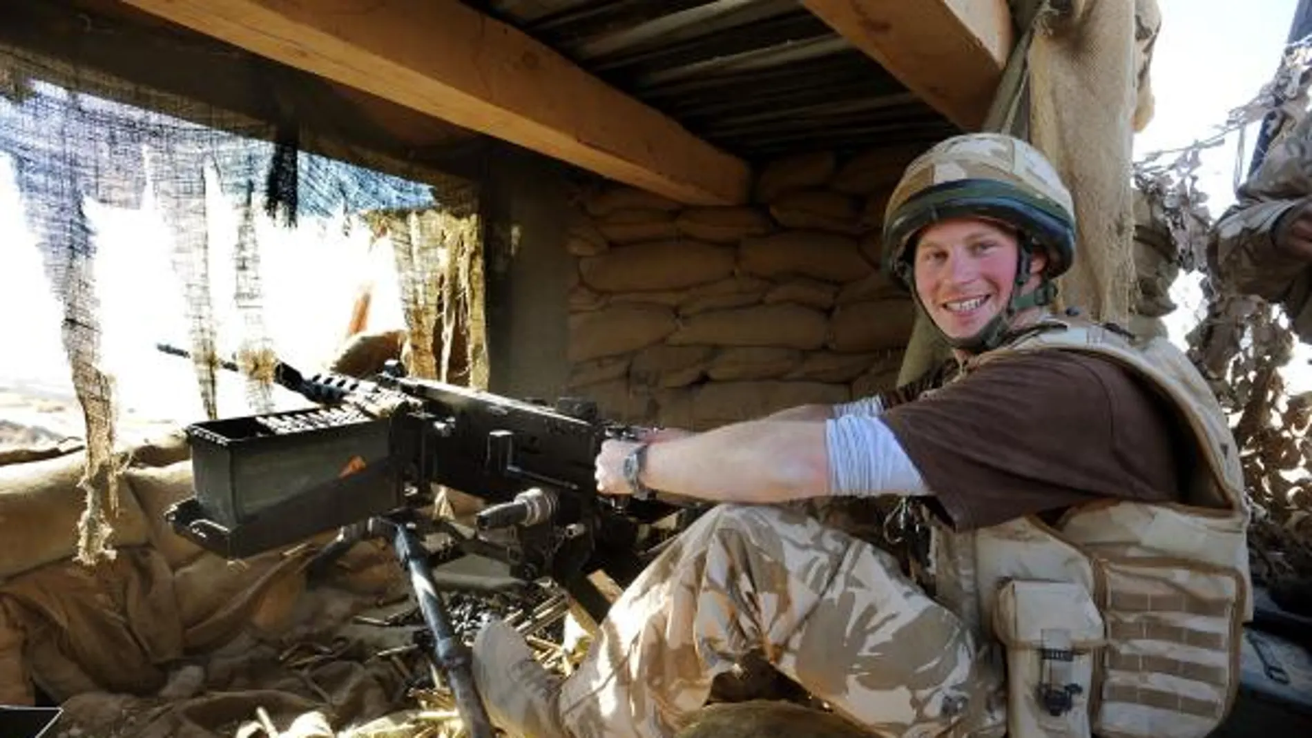 El príncipe Harry, en Afganistán