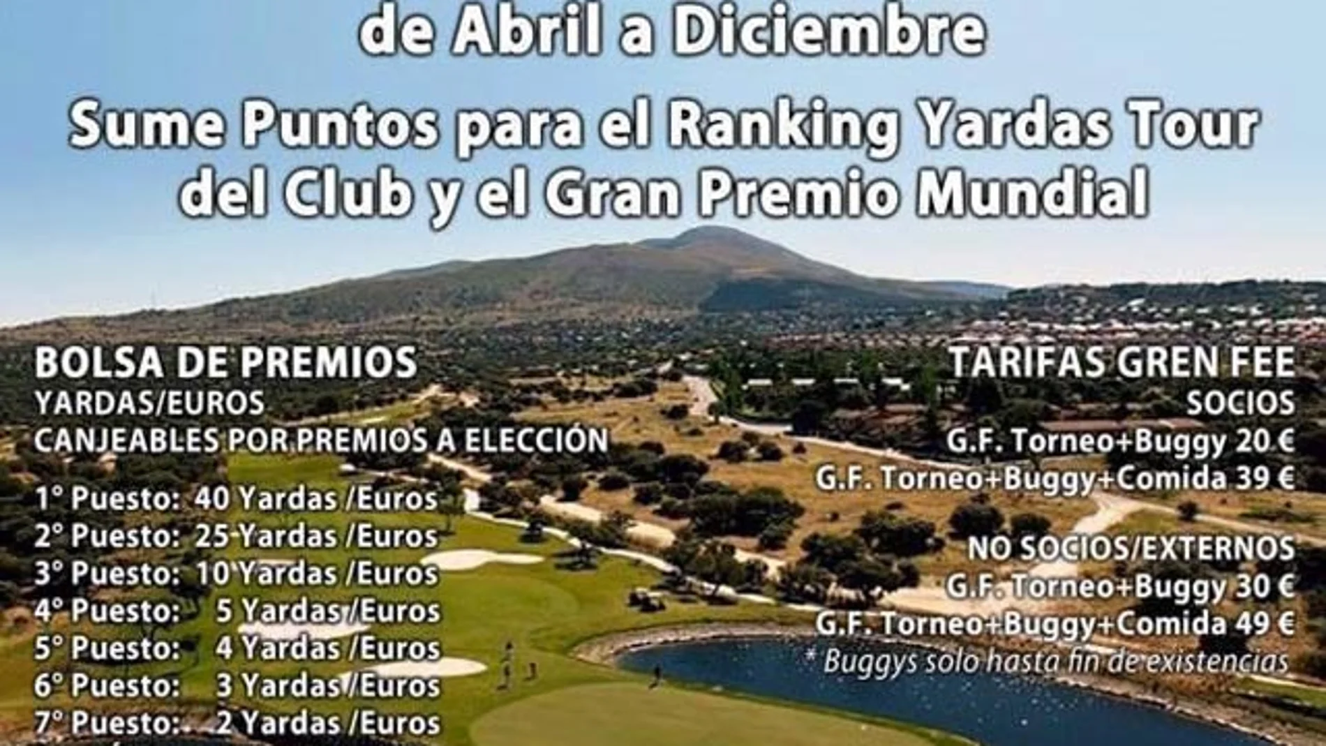 Cartel de la prueba