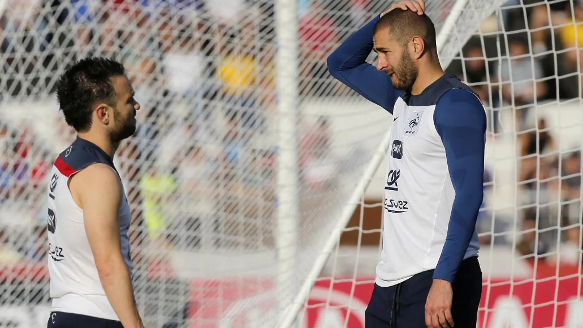 Mathieu Valbuena y Karim Benzema