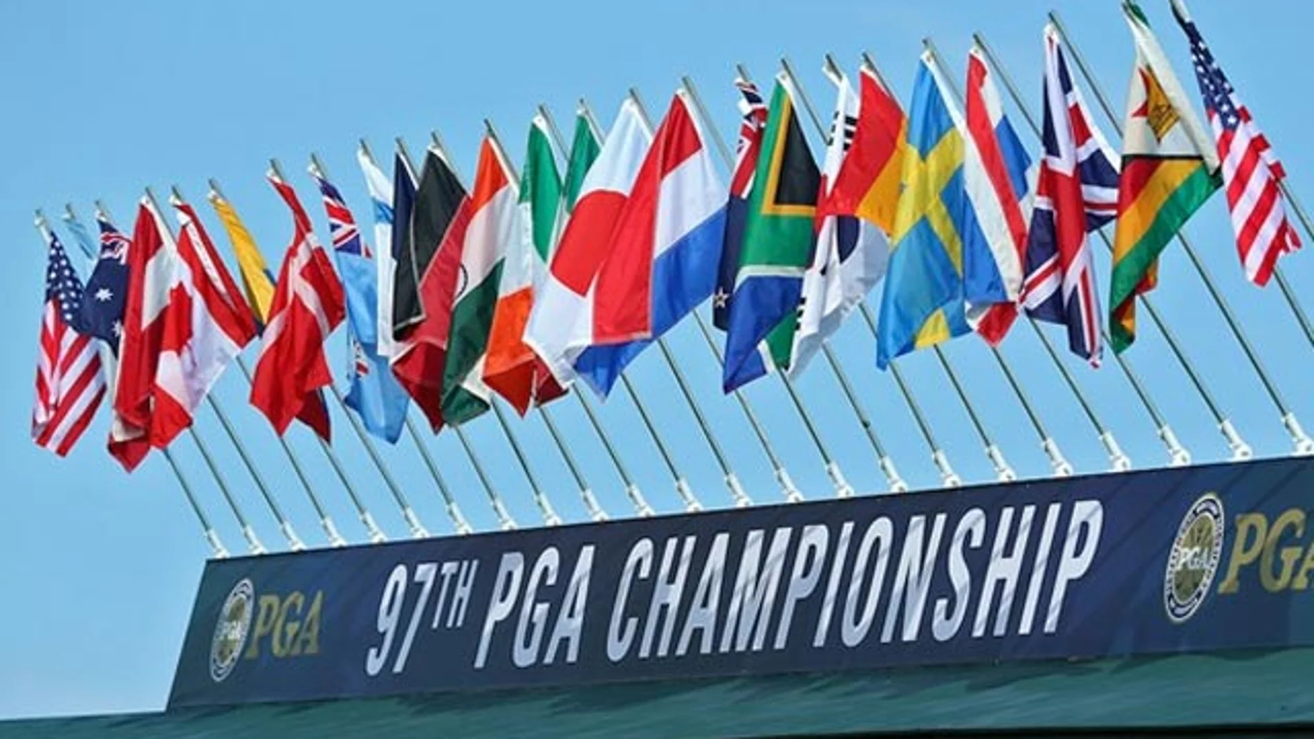 Los participantes en Whistling Straits