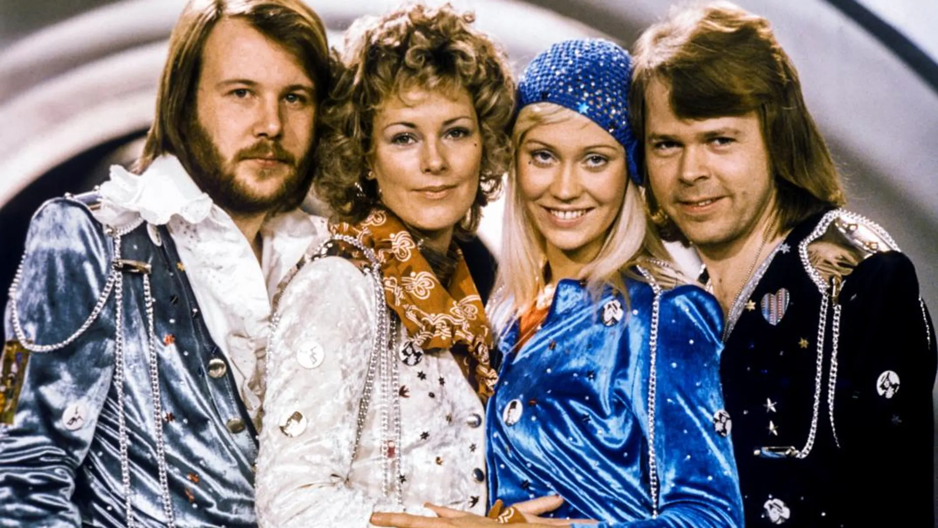El cuarteto sueco ABBA, formado por Agnetha Faltskog, Anna-Frid Lyngstad, Bjorn Ulvaeus y Benny Andersson