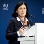 La comisaria europea de Justicia, Vera Jourová