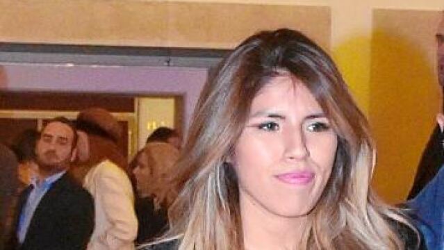 Isa, en el concierto de su madre