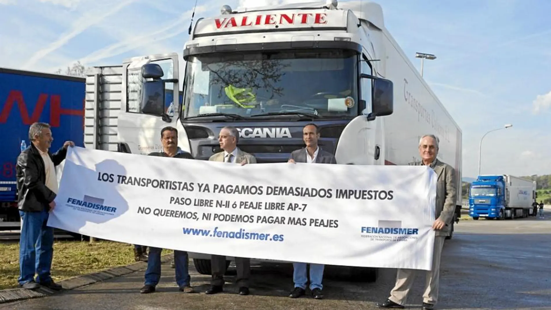 Los camioneros siempre han rechazado el cambio de la N–II a la AP–7