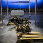 Restos de la furgoneta que Breivik hizo estallar en Oslo