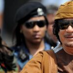 Gadafi, de visita en Italia