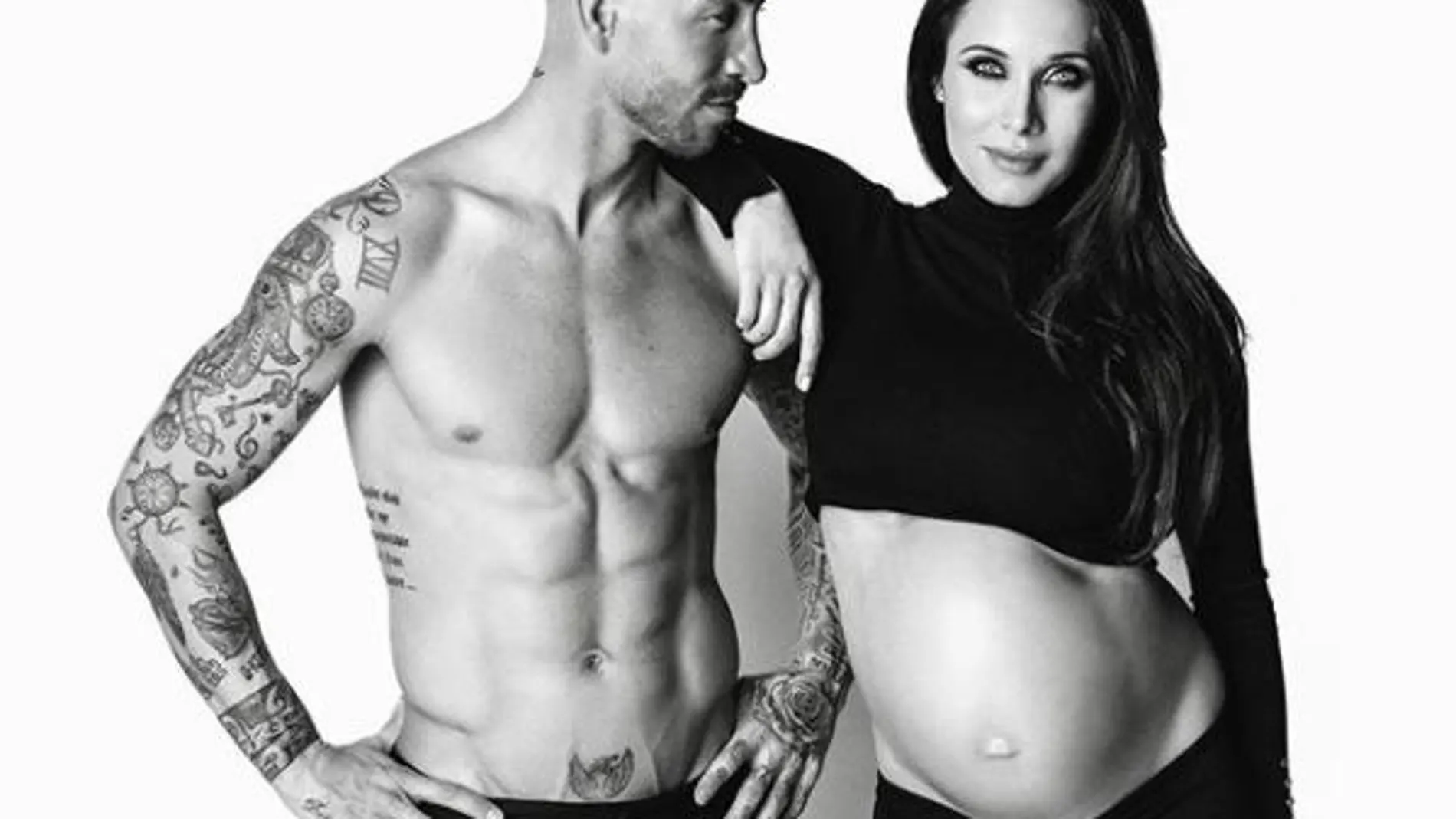 Sergio Ramos y Pilar Rubio luciendo su tercer embarazo
