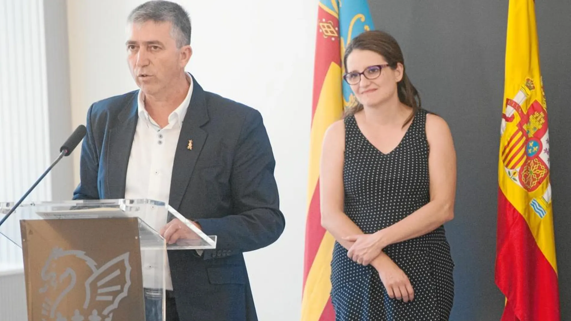 El conseller de Economía, Rafael Climent, durante el acto de su toma de posesión