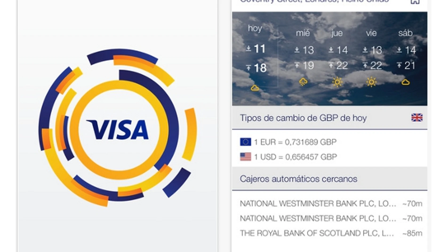 Visa Europe lanza una aplicación para viajeros