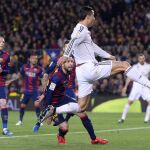 Cristiano Ronaldo, la pasada temporada en el Camp Nou