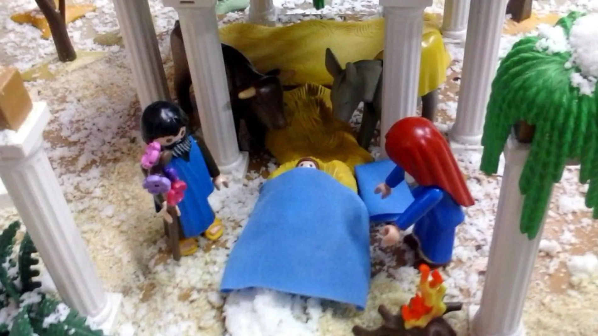 El Mercado del Juguete inaugura un Belén compuesto por más de 400 figuras de Playmobil