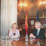 Valcárcel y Salgado, en una reunión mantenida recientemente para tratar la financiación autonómica