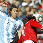El argentino Di María fue ayer titular ante Corea del Sur