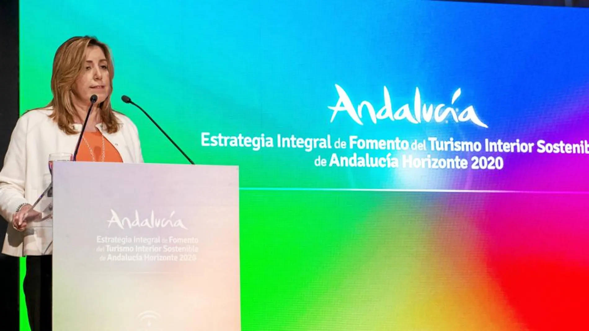 La presidenta andaluza, Susana Díaz, ayer