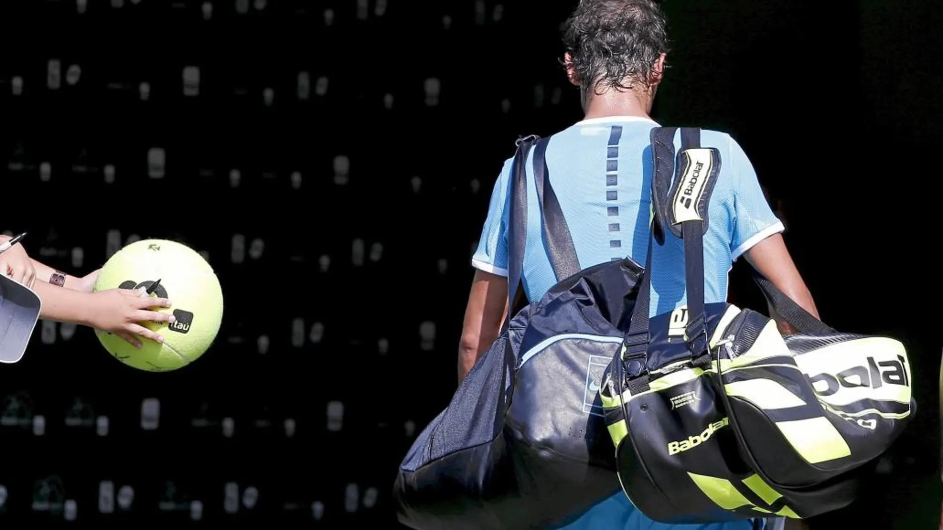 Rafa Nadal no pudo terminar su primer partido en el Masters 1.000 de Miami