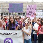 Protesta en Salamanca