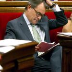 El presidente de la Generalitat, Artur Mas